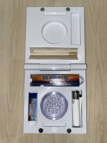 White rollbox rolling box - rollbox, x